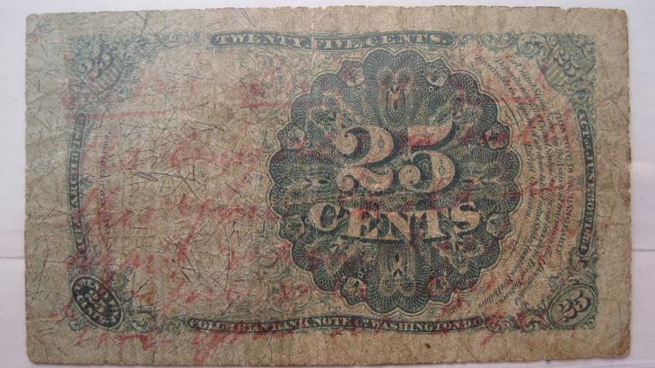 Beat-Up-1874-25-Cent-Fractional-Note